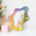 Spejl Geometrisk Rammeløst Vægdesign | Luminaris