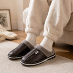 Isolerede slippers med kunstig pels og praktisk design | Norvik