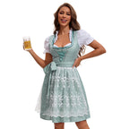 Damski dirndl z koronką i tradycyjnym fasonem | Brookelle