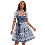 Damski dirndl z koronką i tradycyjnym fasonem | Brookelle