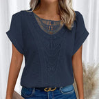Damski top o przewiewnym, luźnym kroju, elegancki | Virella