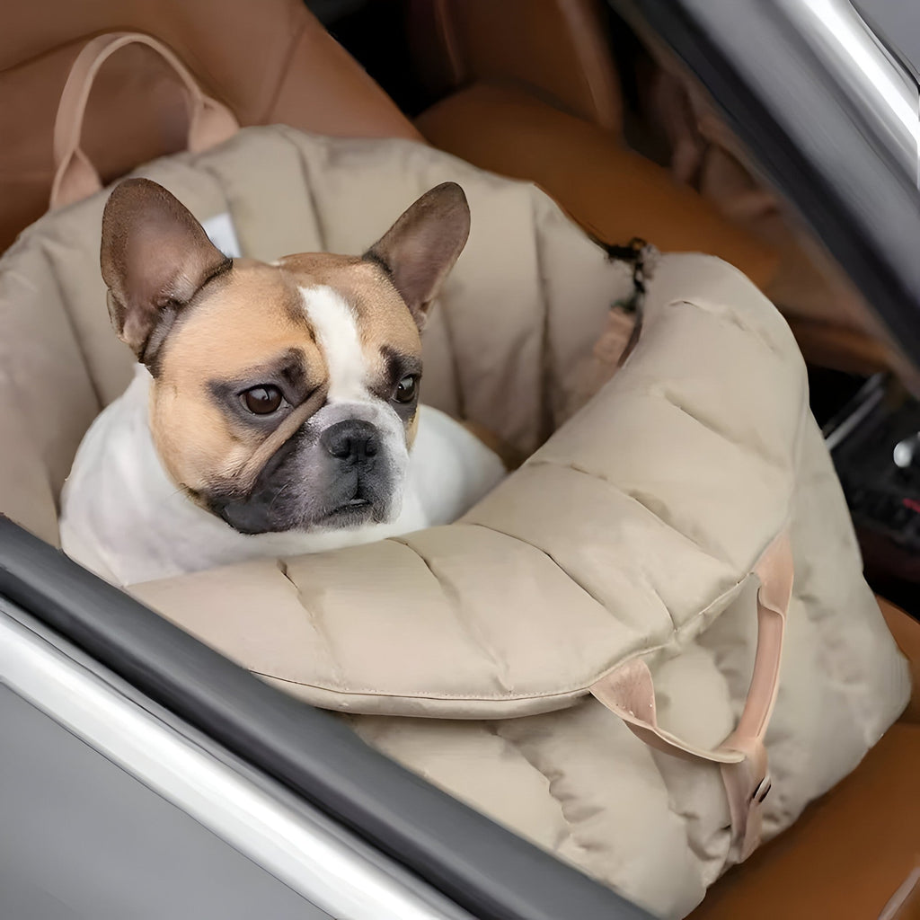 Blød hundetaske med polstret inderside sikkerhedsrem og aftageligt for | William