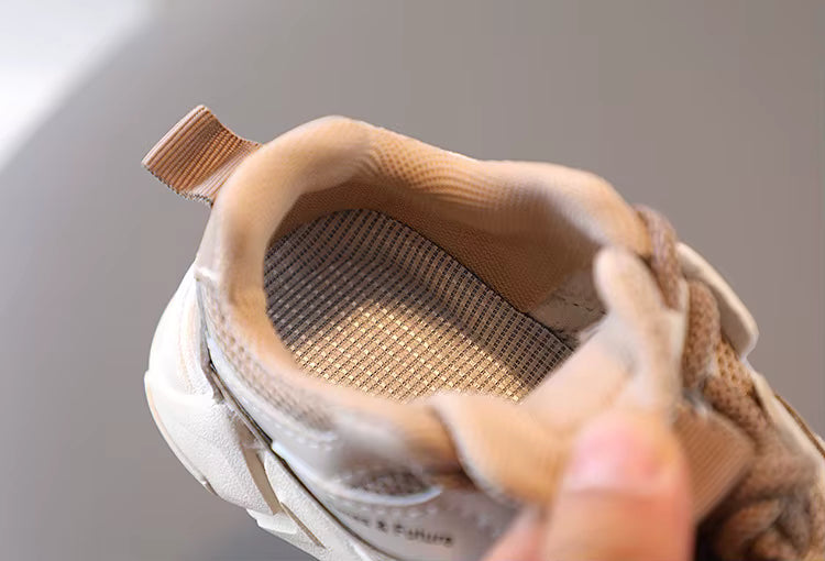 Zylen Arc Dziecięce sneakersy z oddychającej siateczki, sportowe, z antypoślizgową podeszwą, uniseksowe