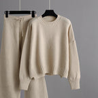 Komplet dzianinowy Oversize Wygodny Casual | Norixa