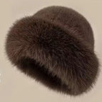 Damska zimowa czapka, miękki plusz, elastyczna | FrostMuse