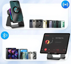 Głośnik Bluetooth z uchwytem na smartfon i oświetleniem RGB | GlowBeat