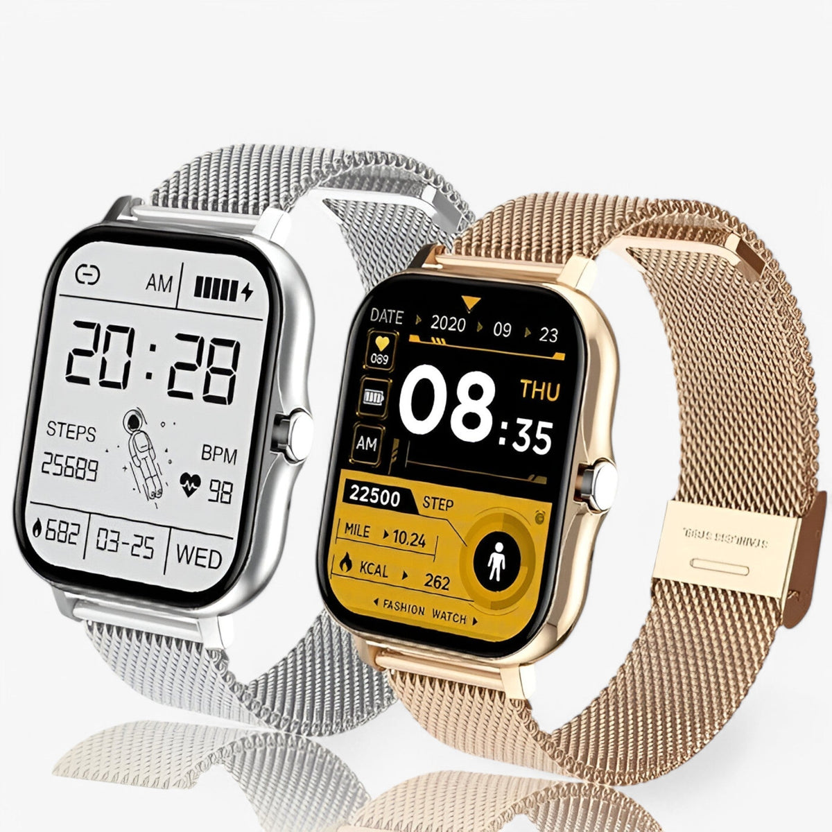 Smartwatch z ekranem dotykowym, połączeniami Bluetooth, monitorowaniem aktywności, powiadomieniami i trybami sportowymi | Adrien
