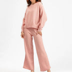 Komplet dzianinowy Oversize Wygodny Casual | Norixa