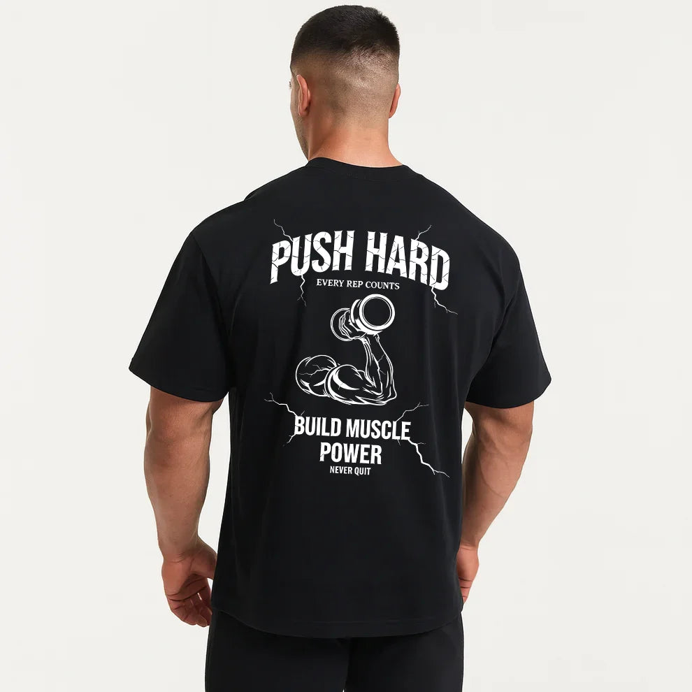 Norex GYM – Oddychający bawełniany T-shirt odprowadzający wilgoć, zapewniający komfort wiosną i latem