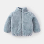 Norvix Tate Unisex Børnejakke Corduroy Med Lynlås Varm Efterår Vinter