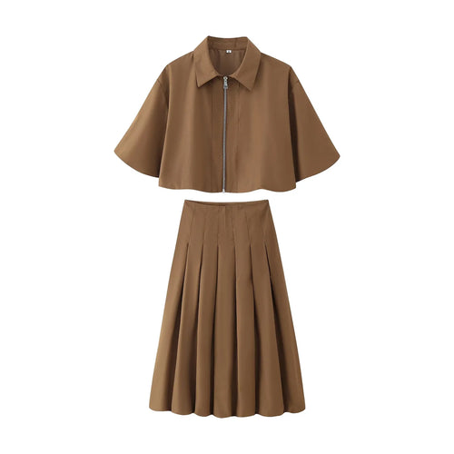 2-Delssæt Slim Fit A-line Elegant Kontor | Virella
