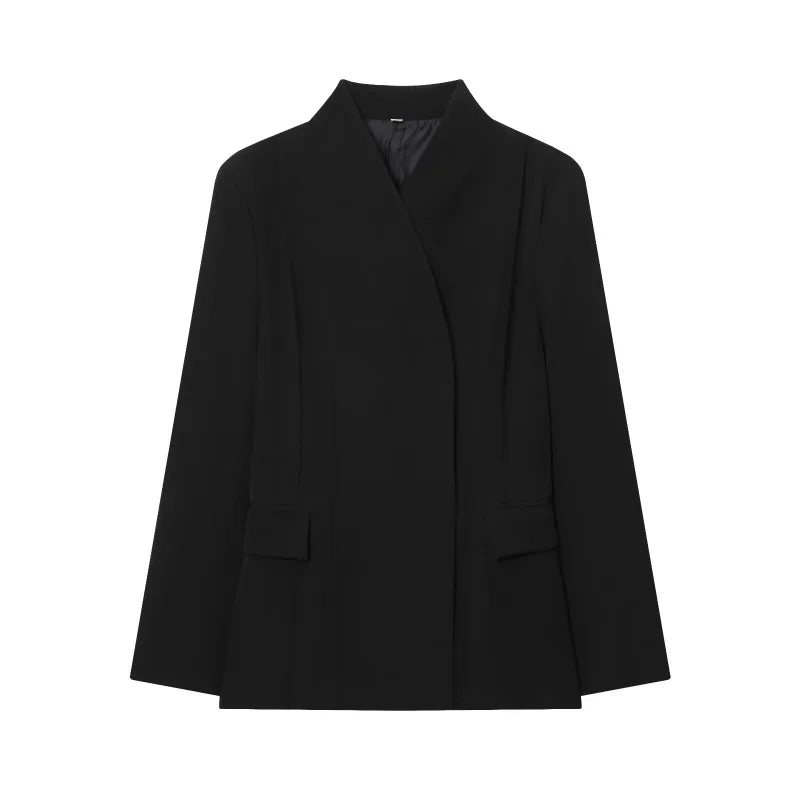 Elegancki dopasowany kombinezon, dwuczęściowy komplet casualowy | Vexon