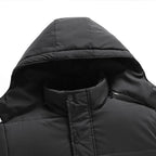 Herre Outdoorjakke Hurtigtørrende Polyester med Aftagelig Hætte | Jackson