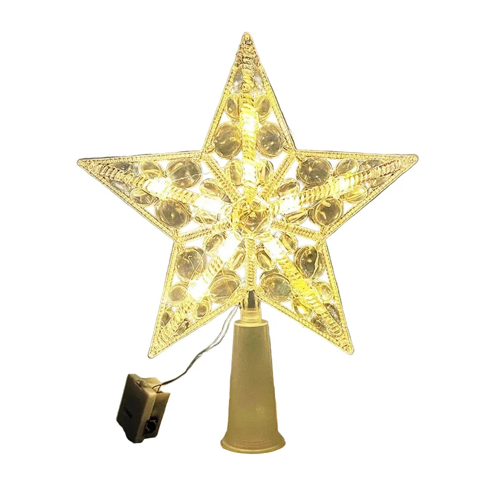 Dekoracyjna gwiazda choinkowa LED z ciepłym białym lub wielokolorowym światłem | Estrella