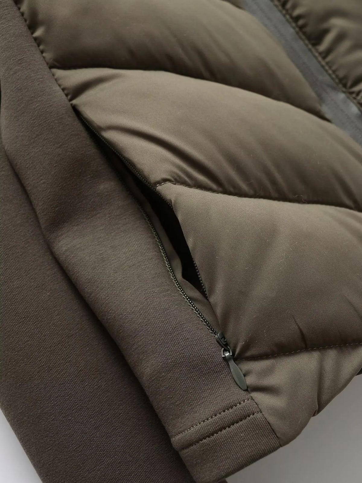 Quiltet Damejakke med Hætte Vinter Polyester | Lorena