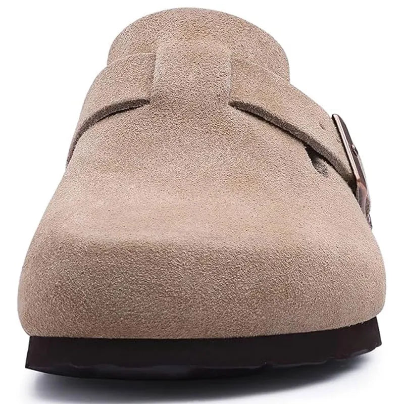 Unisex dreváky med korkstøtte og slip-on design | Matt