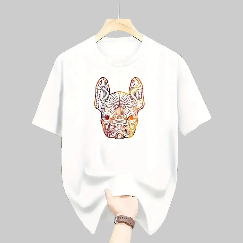 Orven – oddychający T-shirt z nadrukiem cyfrowym i wygodnym krojem na co dzień