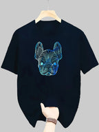 Orven – Åndbar T-shirt med Digital Print Komfortabel Pasform til Hverdagsbrug