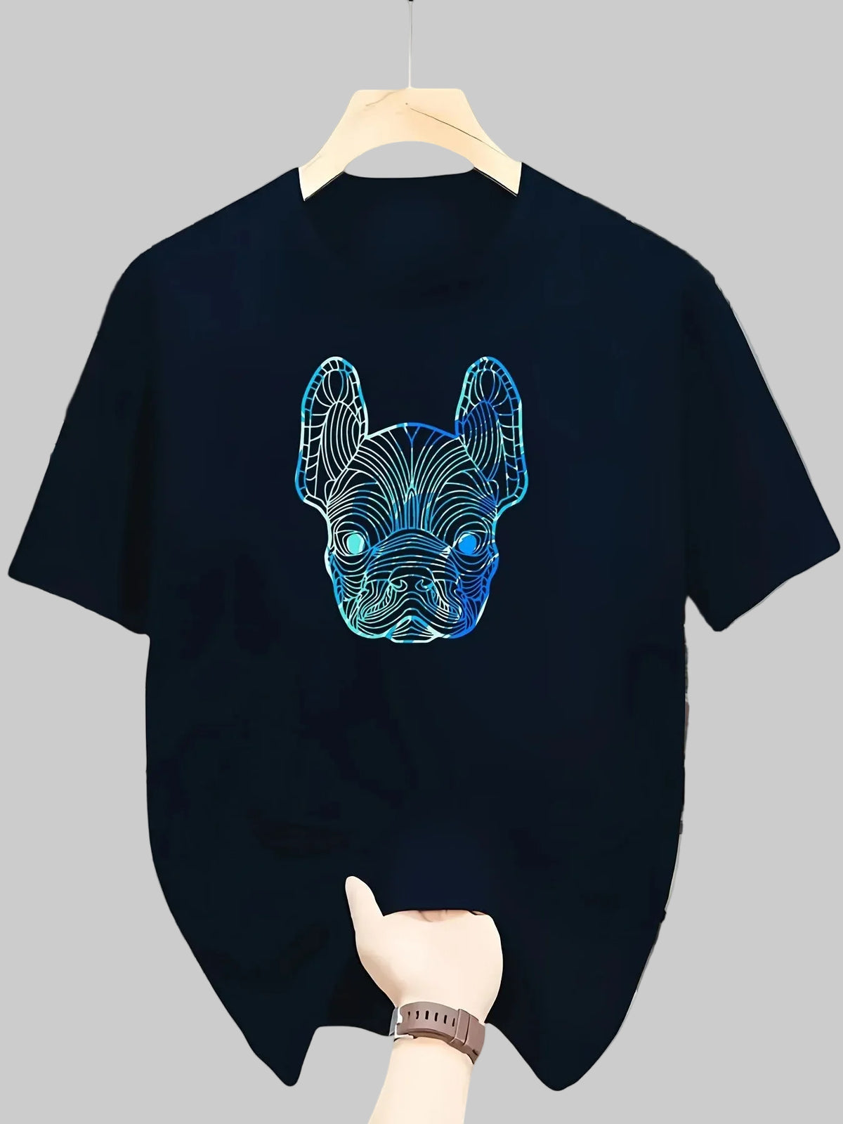 Orven – oddychający T-shirt z nadrukiem cyfrowym i wygodnym krojem na co dzień