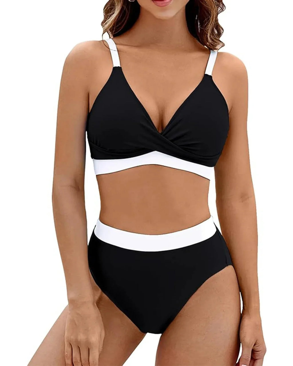 Zestaw bikini z wysokim stanem, modelujące, z regulacją | Valensa