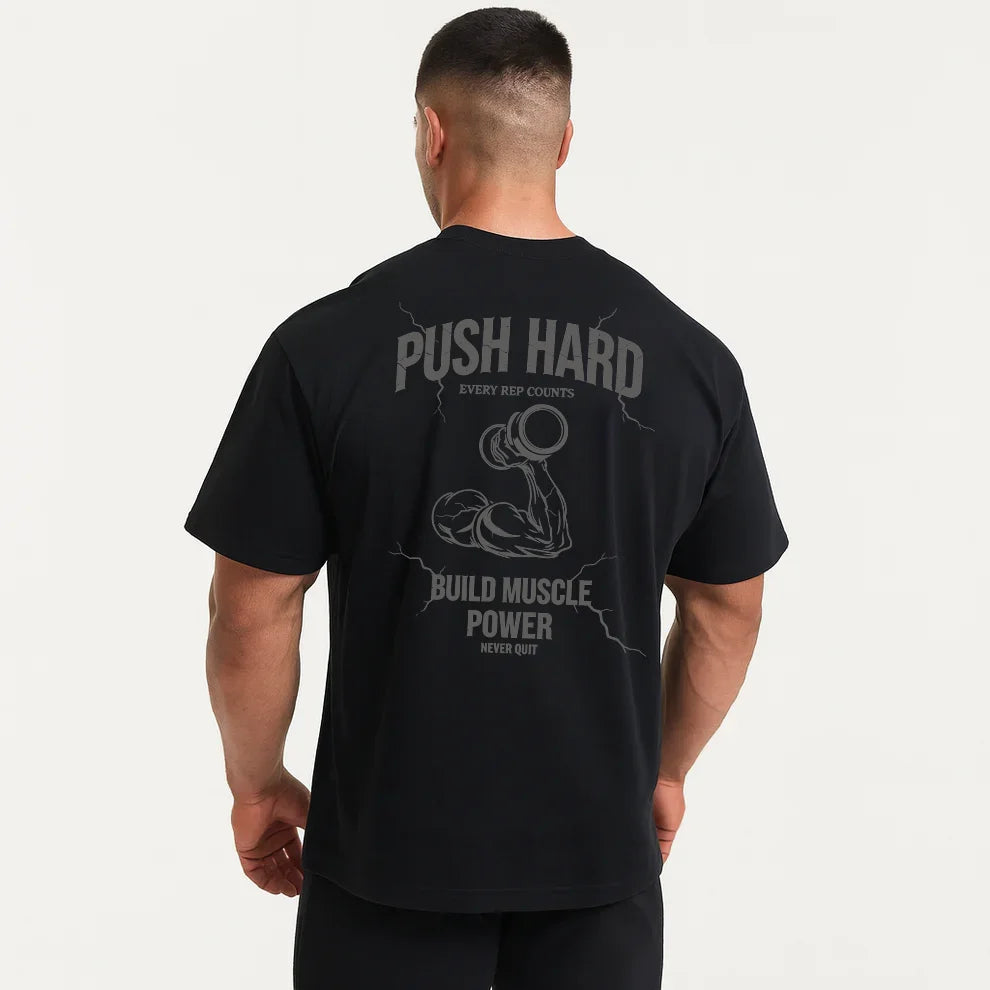 Norex GYM – Oddychający bawełniany T-shirt odprowadzający wilgoć, zapewniający komfort wiosną i latem