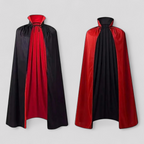 Vendbar Halloween kostumejakke til mænd med hætte Reaper vampyr design | Hector