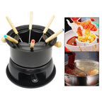 Zestaw do fondue ze stali węglowej, 6 widelczyków | MeltFusion
