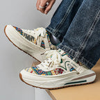 Sneakersy tekstylne sznurowane lekkie komfortowe do noszenia na co dzień | Venturo