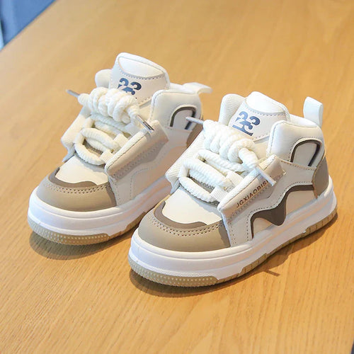 Dziecięce sneakersy High Top Sznurowane Stabilność | Calvero
