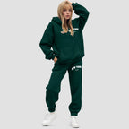 Dames Hoodie Set Oversized Fleece Jogger | Elvara