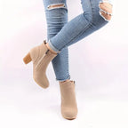 Dame Støvler Ruskind Slip-on Vinter | Britney