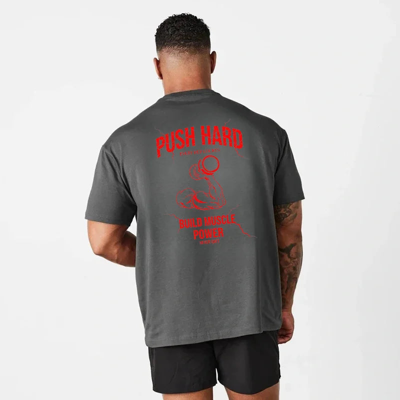 Norex GYM – Oddychający bawełniany T-shirt odprowadzający wilgoć, zapewniający komfort wiosną i latem
