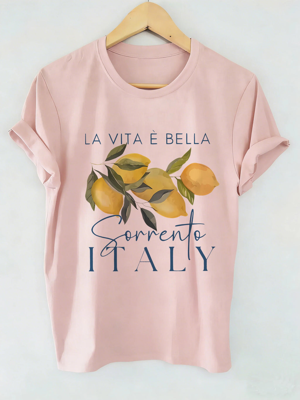 T-shirt z nadrukiem owoców Casualowy Letni | Orvyn