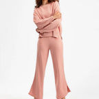 Komplet dzianinowy Oversize Wygodny Casual | Norixa