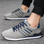 Sneakersy tekstylne sznurowane elastyczna gumowa podeszwa komfort | Tavero