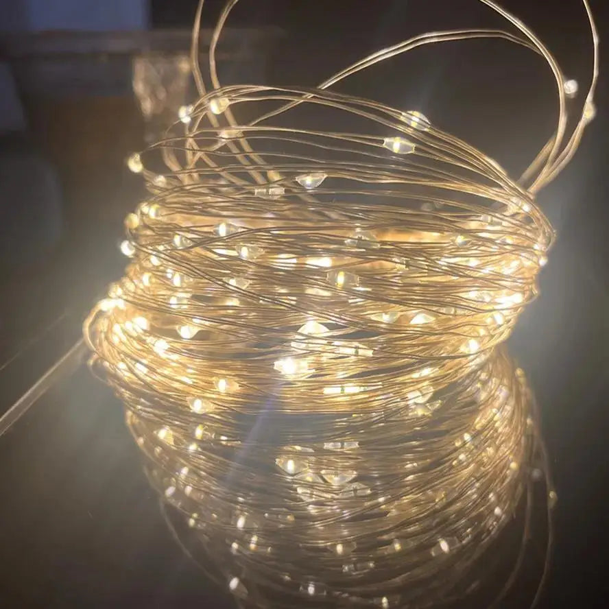 Fleksibel USB LED-lyskæde med kobbertråd til dekorativ belysning | Lumas