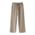 Sæt 2-delt Blazer V-Hals Wide Leg | Estrella