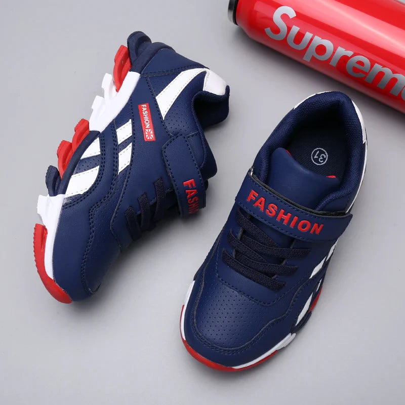 Dziecięce sneakersy High Top Zapięcie na rzep Stabilność Komfort | Ferano