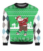 Unisex julesweatshirt med 3D-print rund hals lange ærmer let polyester | Noël