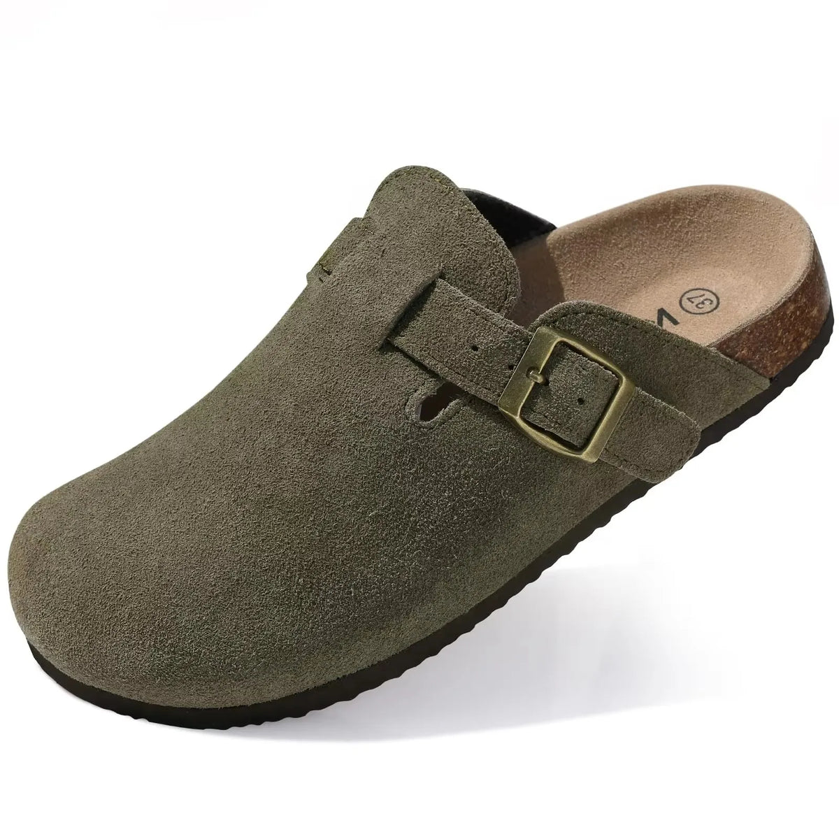 Unisex dreváky med korkstøtte og slip-on design | Matt