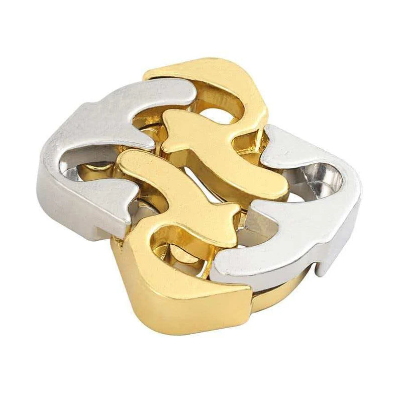 Geometryczna metalowa układanka 3D dla młodzieży i dorosłych do ręcznego składania | Marcello
