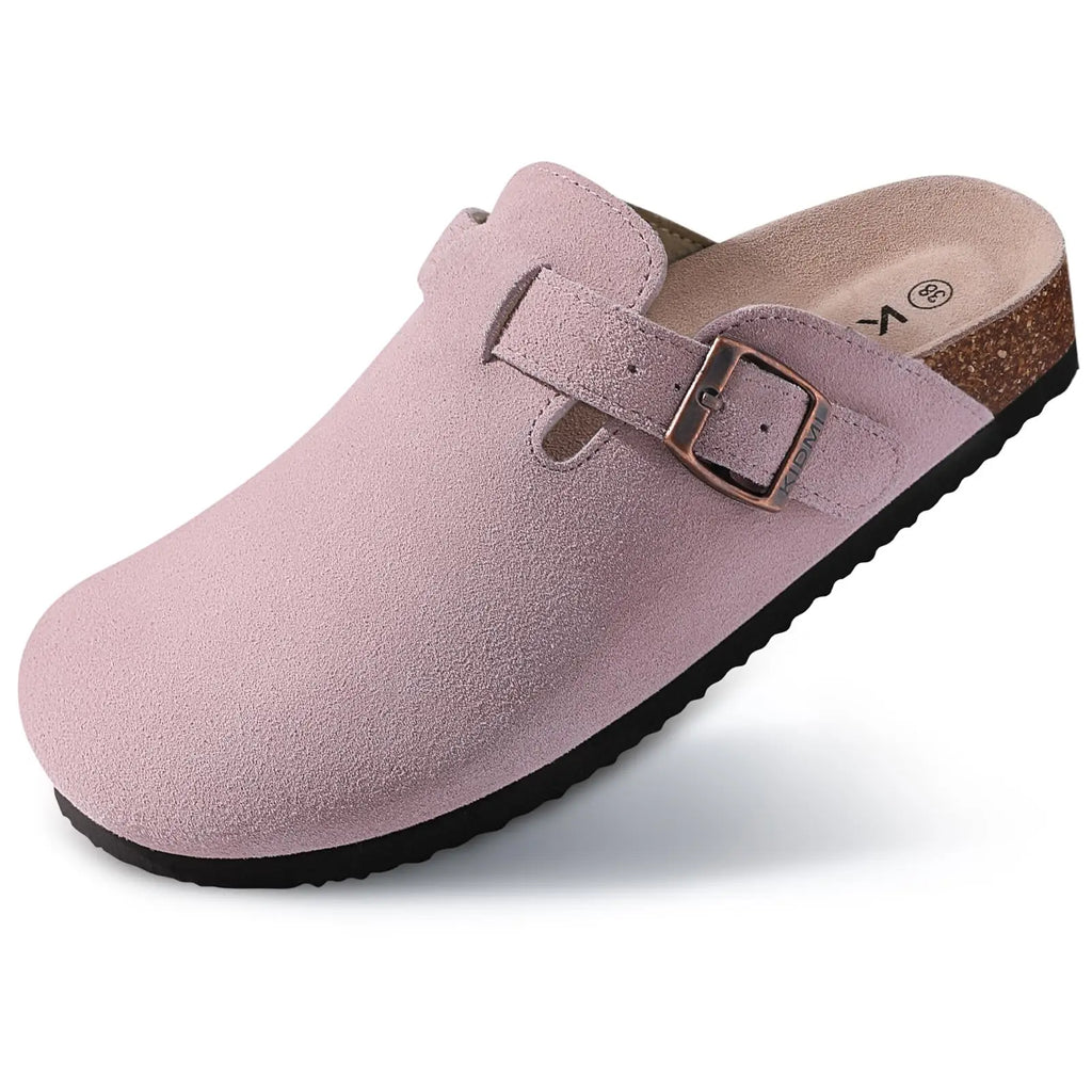 Unisex dreváky med korkstøtte og slip-on design | Matt
