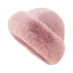 Damska zimowa czapka, miękki plusz, elastyczna | FrostMuse