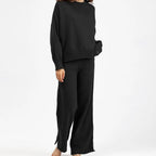 Komplet dzianinowy Oversize Wygodny Casual | Norixa