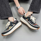Sneakersy tekstylne sznurowane lekkie komfortowe do noszenia na co dzień | Venturo