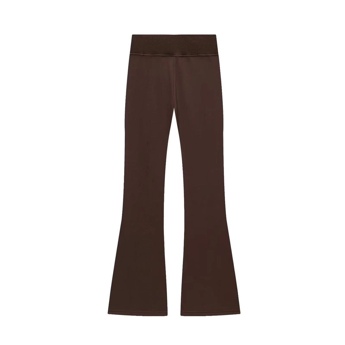 Damski komplet Slim Fit z rozkloszowanymi nogawkami Poliester | Isabel