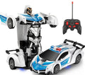 Zdalnie sterowany samochód transformujący się z funkcją robota i światłami | Megaxon