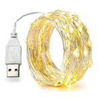 Fleksibel USB LED-lyskæde med kobbertråd til dekorativ belysning | Lumas