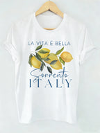 T-shirt Frugt Print Casual Sommer | Orvyn