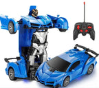 Fjernstyret transformationsbil med robotfunktion og lys | Megaxon